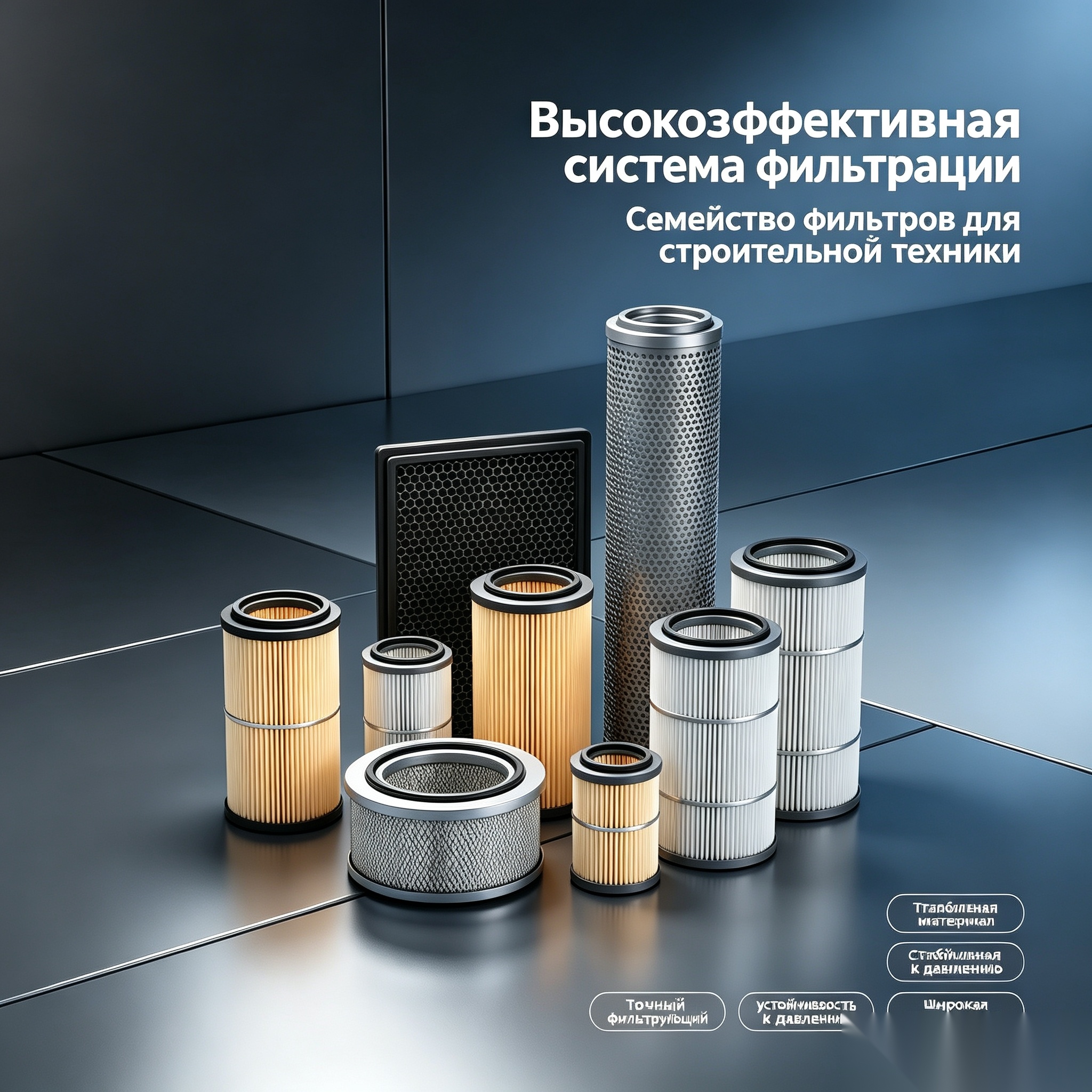 Семейство фильтров для спецтехники