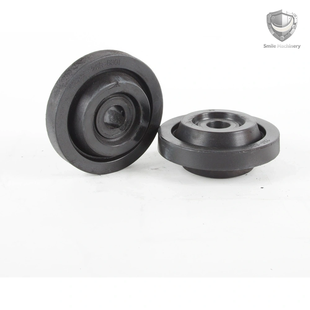 Two Piece Asymmetric Isolation Rubber Mount 266-6301 for Caterpillar CAT C6.4 / 3066 Engine (Replaces 266-6301)