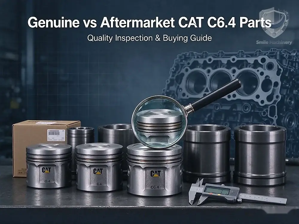 CAT 320D engine parts quality check