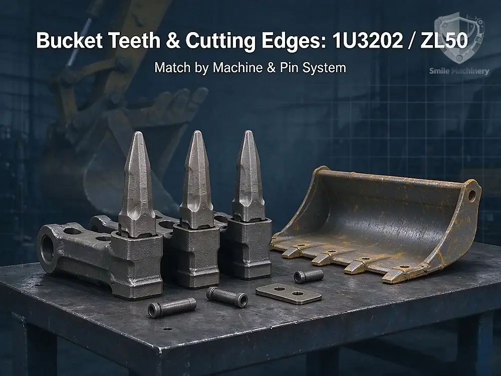 ZL50 loader bucket teeth cutting edge